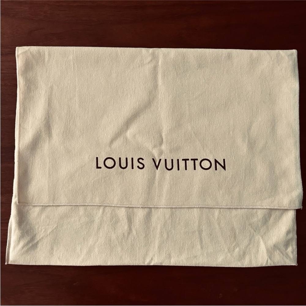 LV 14” x 18” Dust Bag Cream Storage Bag Louis Vuitton